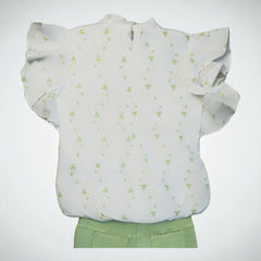 Elegant Girls' Bow-Tie Top and Shorts Combo – Perfect for Summer Days