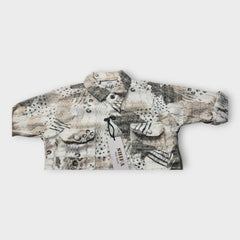 Trendy Full Sleeve Printed Shirt for Boys – Soft Cotton Fabric