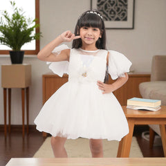 Fancy Star Flower Frock - Enchanting Dress for Parties and Celebrations