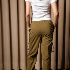 Women’s Olive Green Cargo Pyjamas – Relaxed Fit Trendy Bottoms