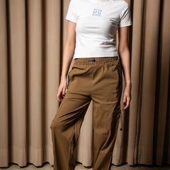 Women’s Brown Cargo Pyjamas – Relaxed Fit Stylish Bottom Wear