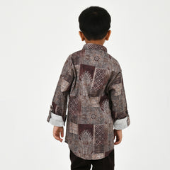 Boys' Elegant Fancy Shirt, Trousers & Belt Outfit