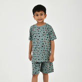 Boys Summer Essential – Bright Printed Tee & Shorts Set