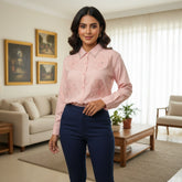 Embroidered Shirt for Women – Elegant Party & Formal Wear