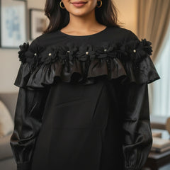 Ruffle Embellished Top for Women – Stylish Party & Casual Wear