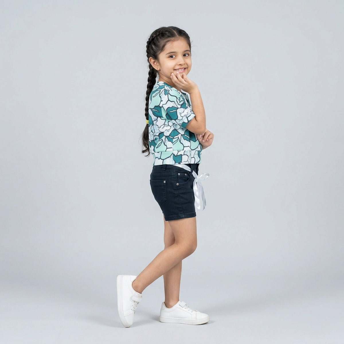 Girls Abstract Print T-Shirt