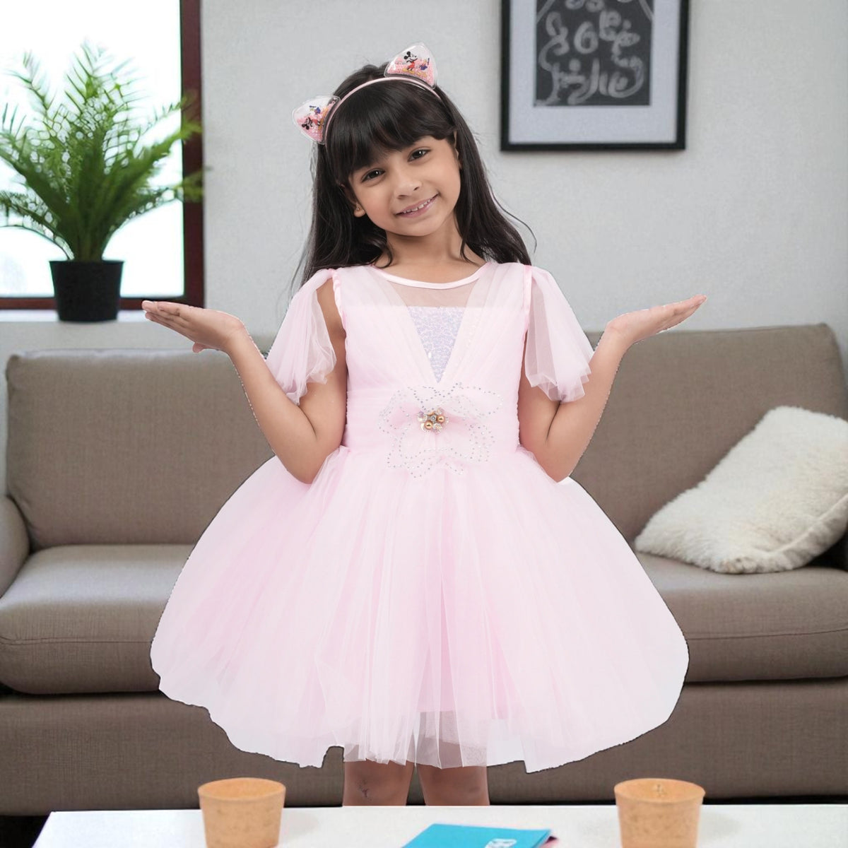 Fancy Star Flower Frock - Enchanting Dress for Parties and Celebrations - image 9