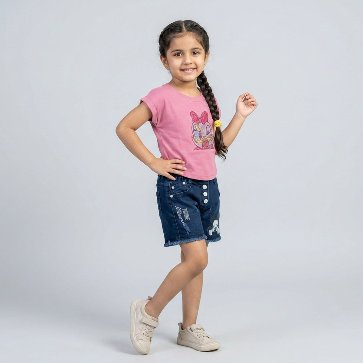 Girls Rhinestone Graphic T-Shirt