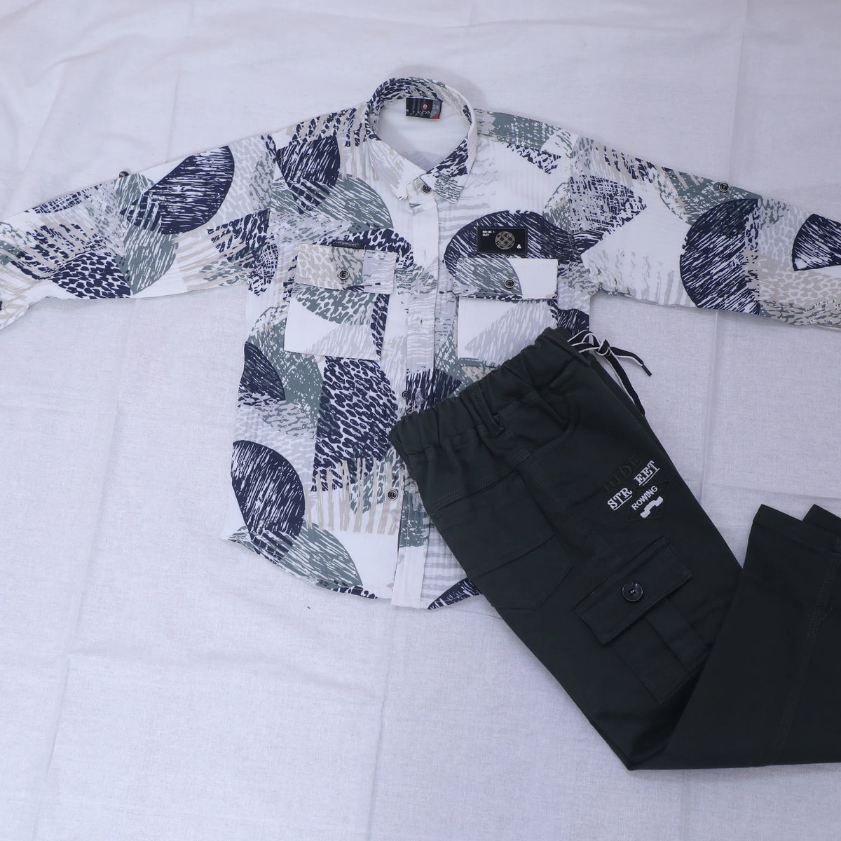 Smart Casual Boys Set – Shirt & Pants (2 Piece) - image 9