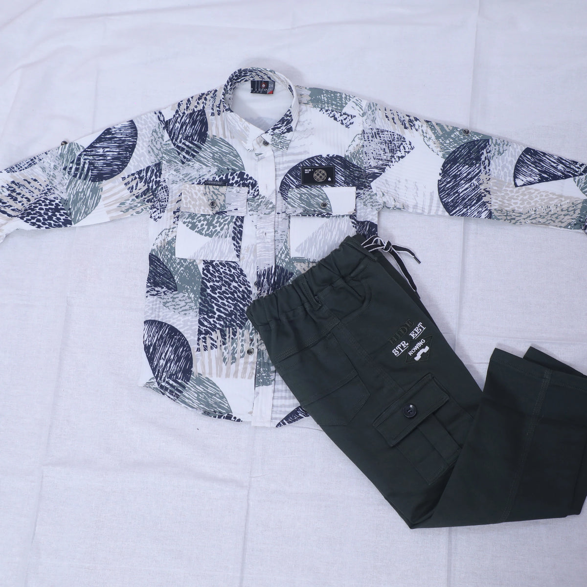 Smart Casual Boys Set – Shirt & Pants (2 Piece) - image 10