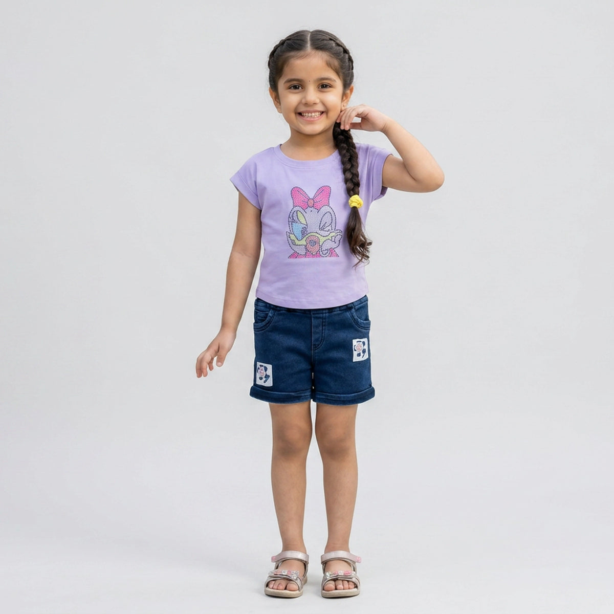 Girls Rhinestone Graphic T-Shirt