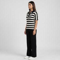Women's Vertical Striped Knit Coord Set
