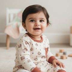 Baby Clothing Set - Printed Top & Bottoms