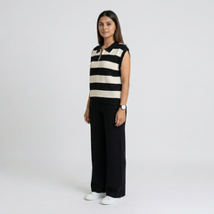 Women's Striped Knit Coord Set