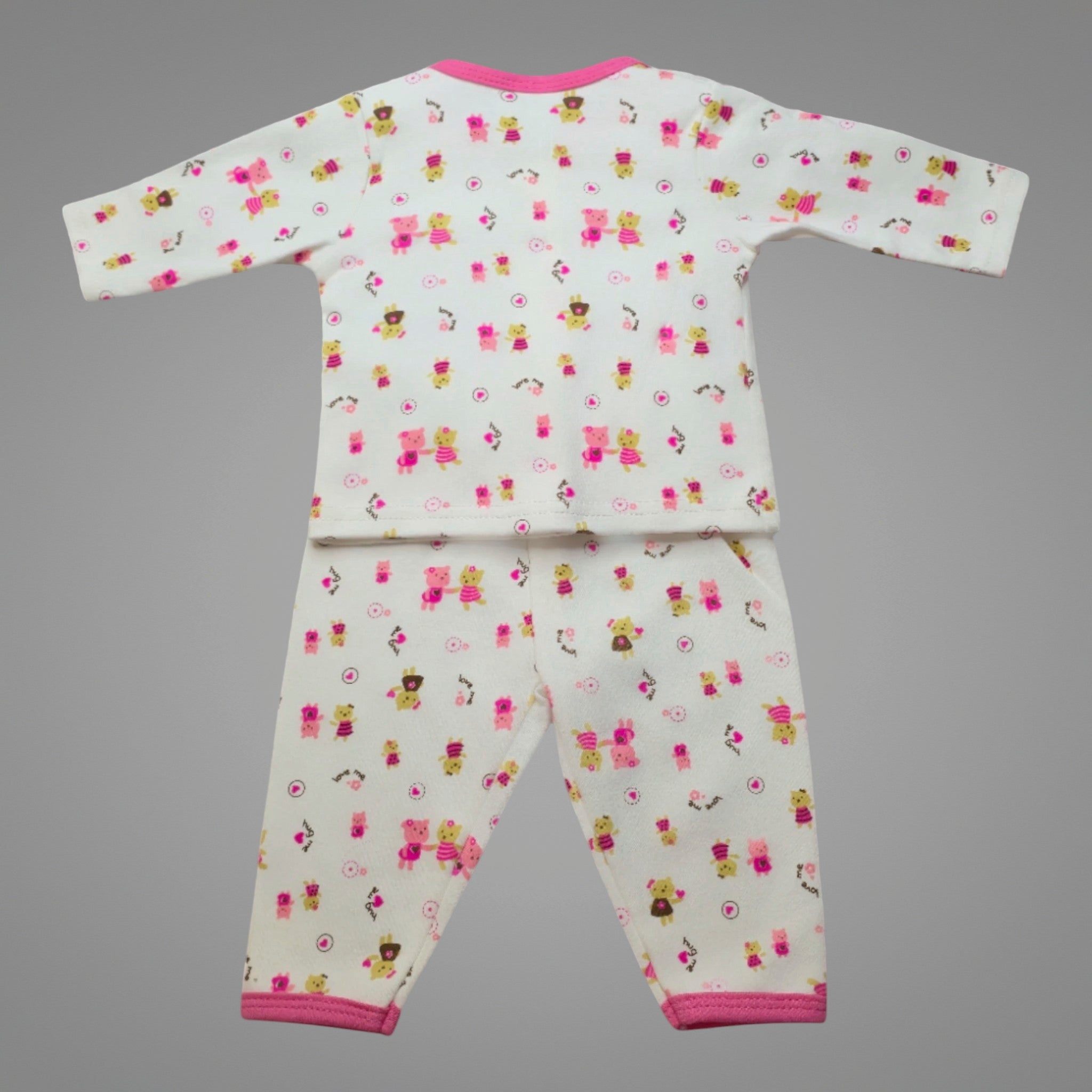 Casual Babywear Set - Printed Top & Bottoms for Boys and Girls
