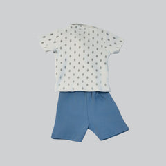 Trendy Half Sleeve Jacket Co-ord Set for Baby Boys