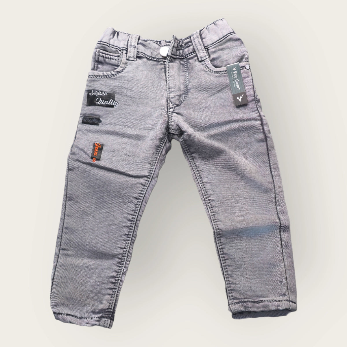 Boys Grey Denim Jeans – Stylish Fit Kids Jeans - image 2