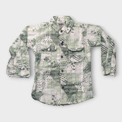 Trendy Full Sleeve Printed Shirt for Boys – Soft Cotton Fabric