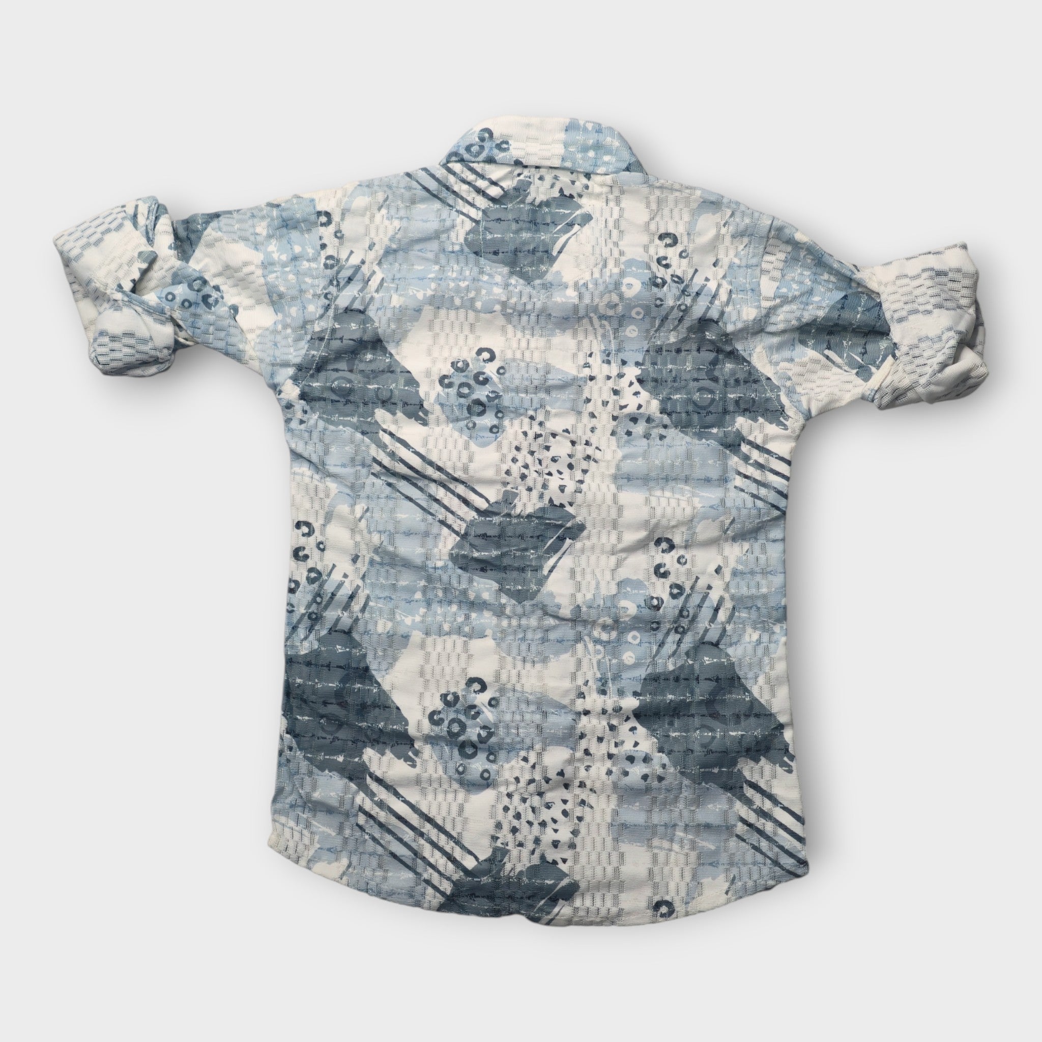 Trendy Full Sleeve Printed Shirt for Boys – Soft Cotton Fabric