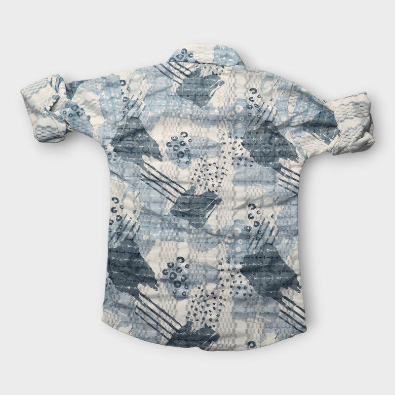 Trendy Full Sleeve Printed Shirt for Boys – Soft Cotton Fabric