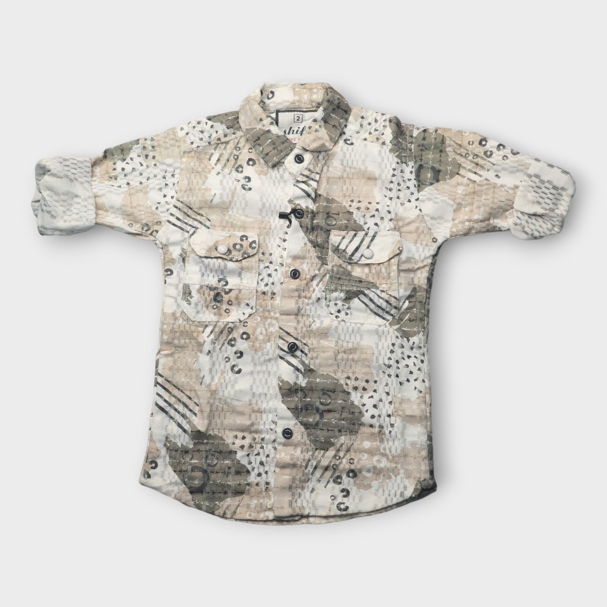 Trendy Full Sleeve Printed Shirt for Boys – Soft Cotton Fabric - image 2