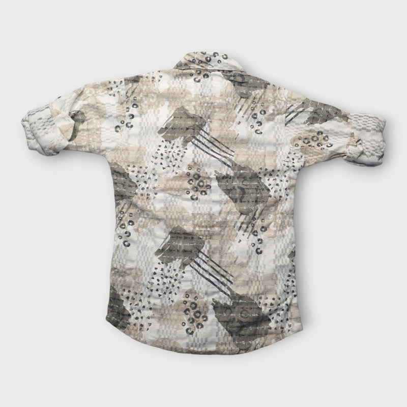 Trendy Full Sleeve Printed Shirt for Boys – Soft Cotton Fabric