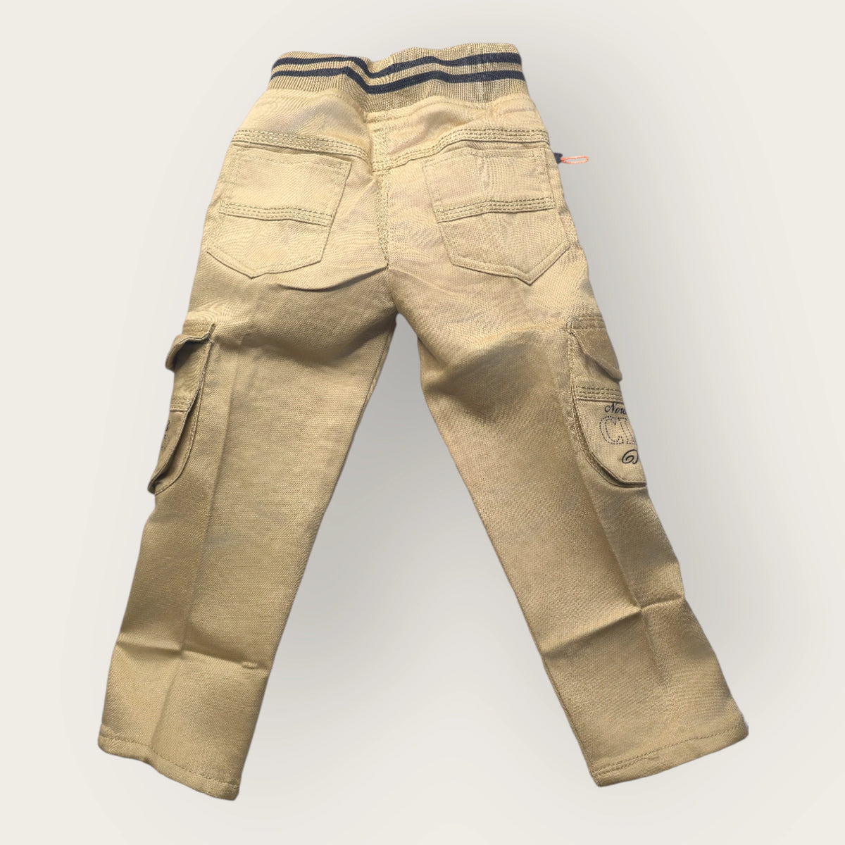 Boys Beige Jogger Pants – Trendy Cargo Style Kids Trousers - image 3