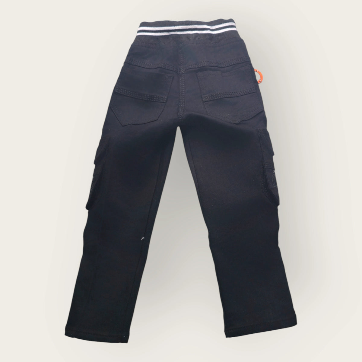 Boys Black Jogger Jeans – Stylish Cargo Pocket Kids Pants - image 3