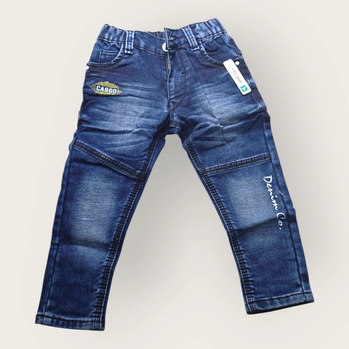 Boys Denim Jeans – Stylish Cargo Fit Kids Jeans by Denim Co. - image 1
