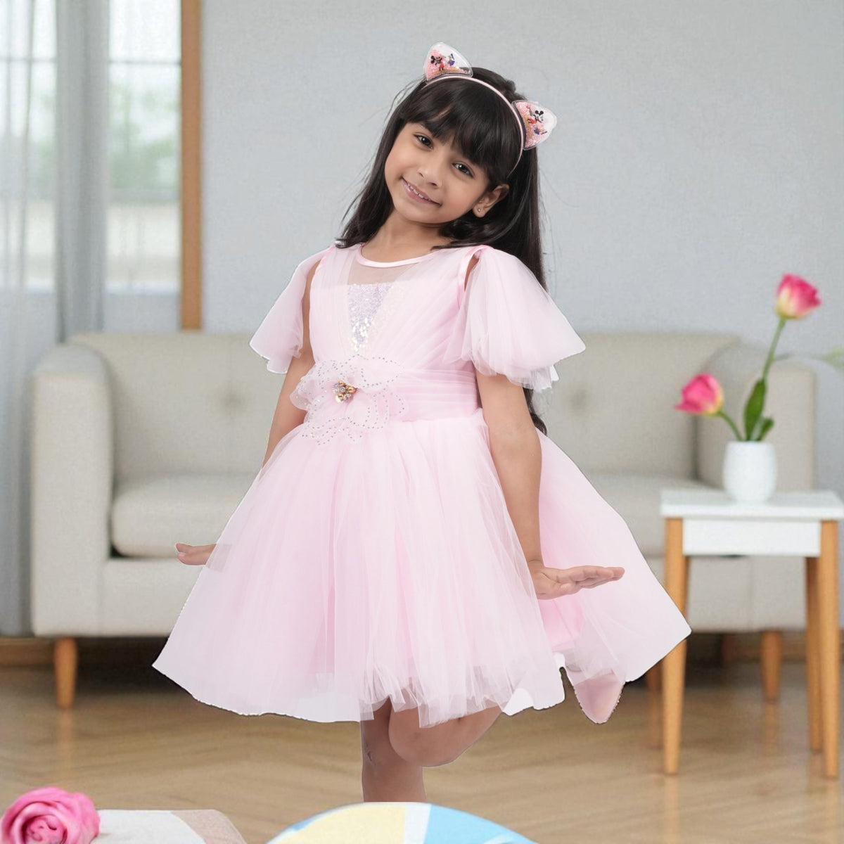 Fancy Star Flower Frock - Enchanting Dress for Parties and Celebrations - image 10