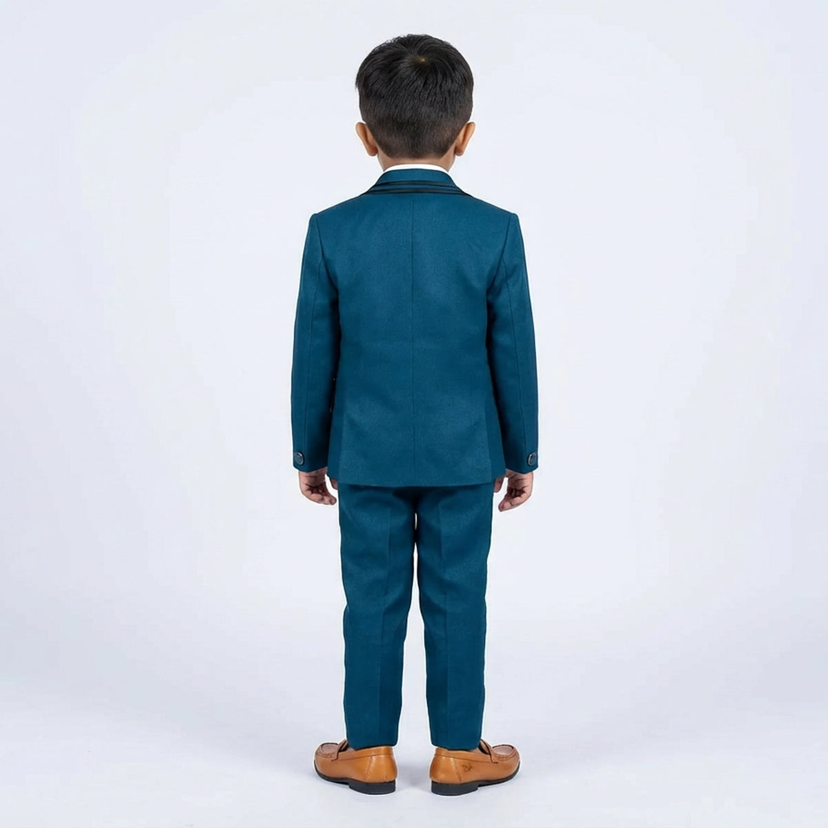 Boys Formal Suit Set in with Blazer, Waistcoat, Shirt, Tie and Trousers - image 7