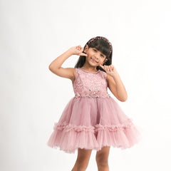 Radiant Starry Flower Frock – Dress to Impress at Any Event