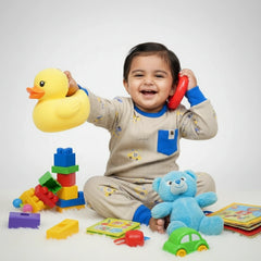 Baby Clothing Set - Printed Top & Bottoms