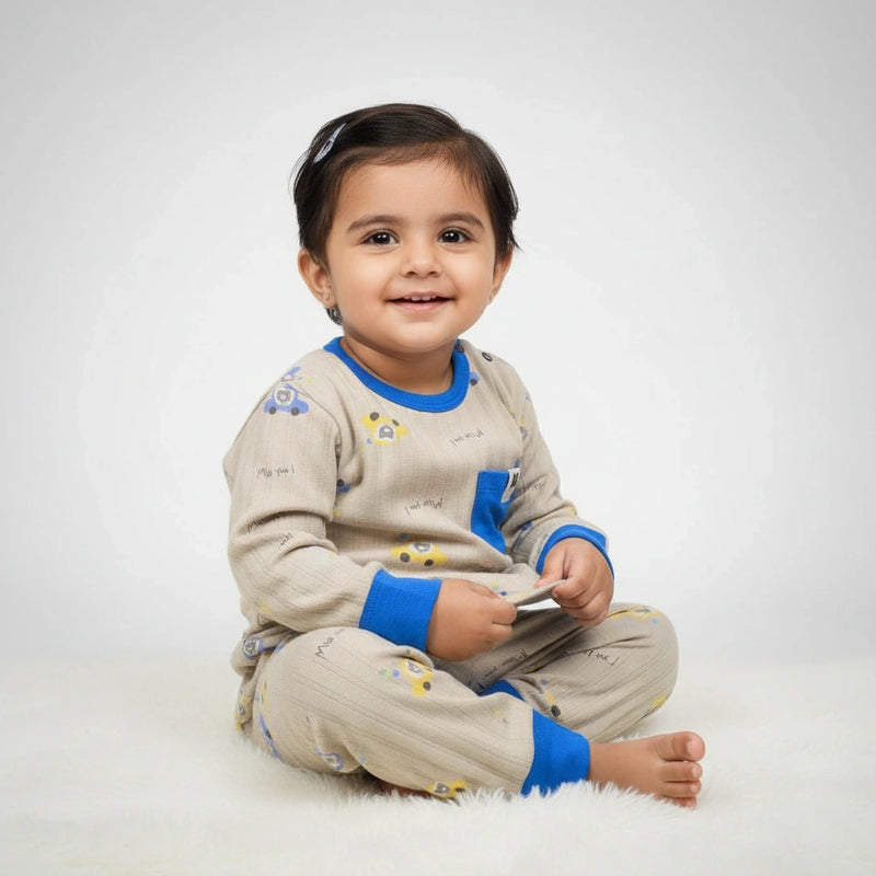 Baby Clothing Set - Printed Top & Bottoms