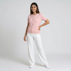 Women – Knit Top Chic Outfit for Everyday & Office Wear