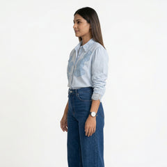 Embroidered Shirt for Women – Elegant Party & Formal Wear