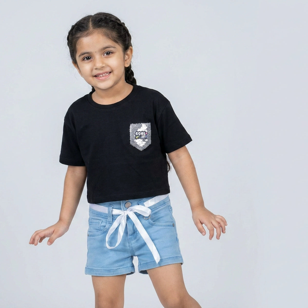 Girls Textured T-Shirt