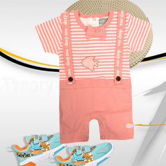 Kids' Romper with Cute Bow Accent – Fashionable & Fun