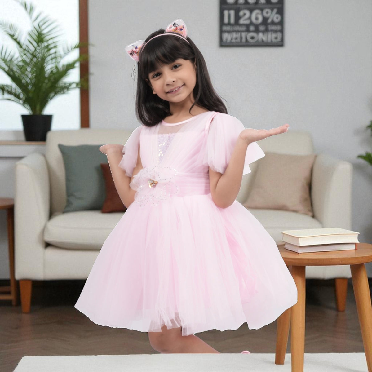 Fancy Star Flower Frock - Enchanting Dress for Parties and Celebrations - image 11