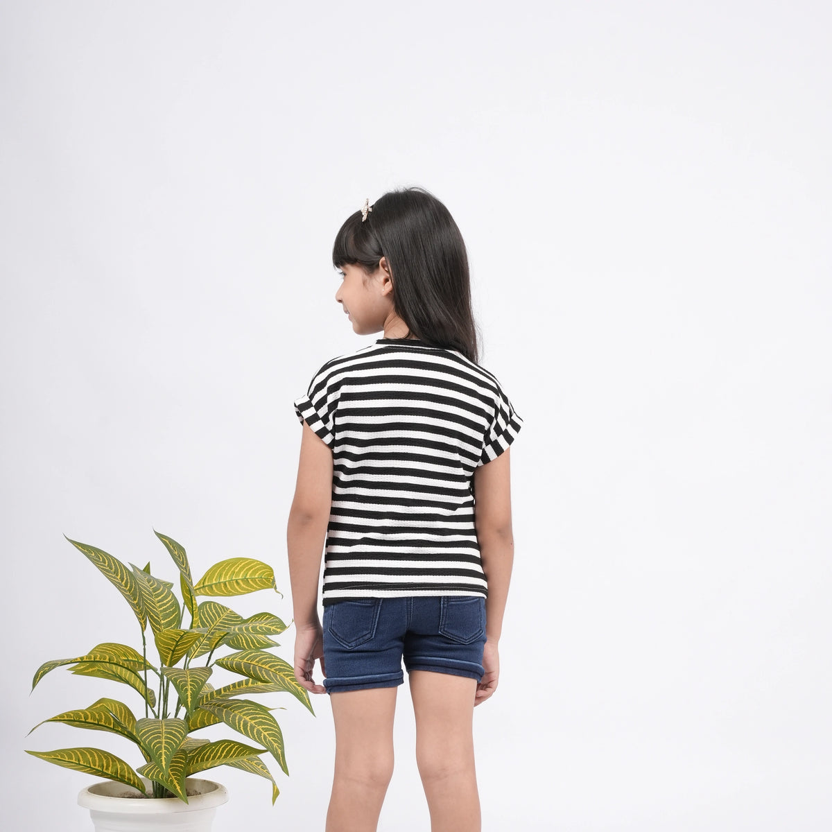 Fashionable Girls Striped Cotton T-Shirt – Perfect Everyday Wear - image 9