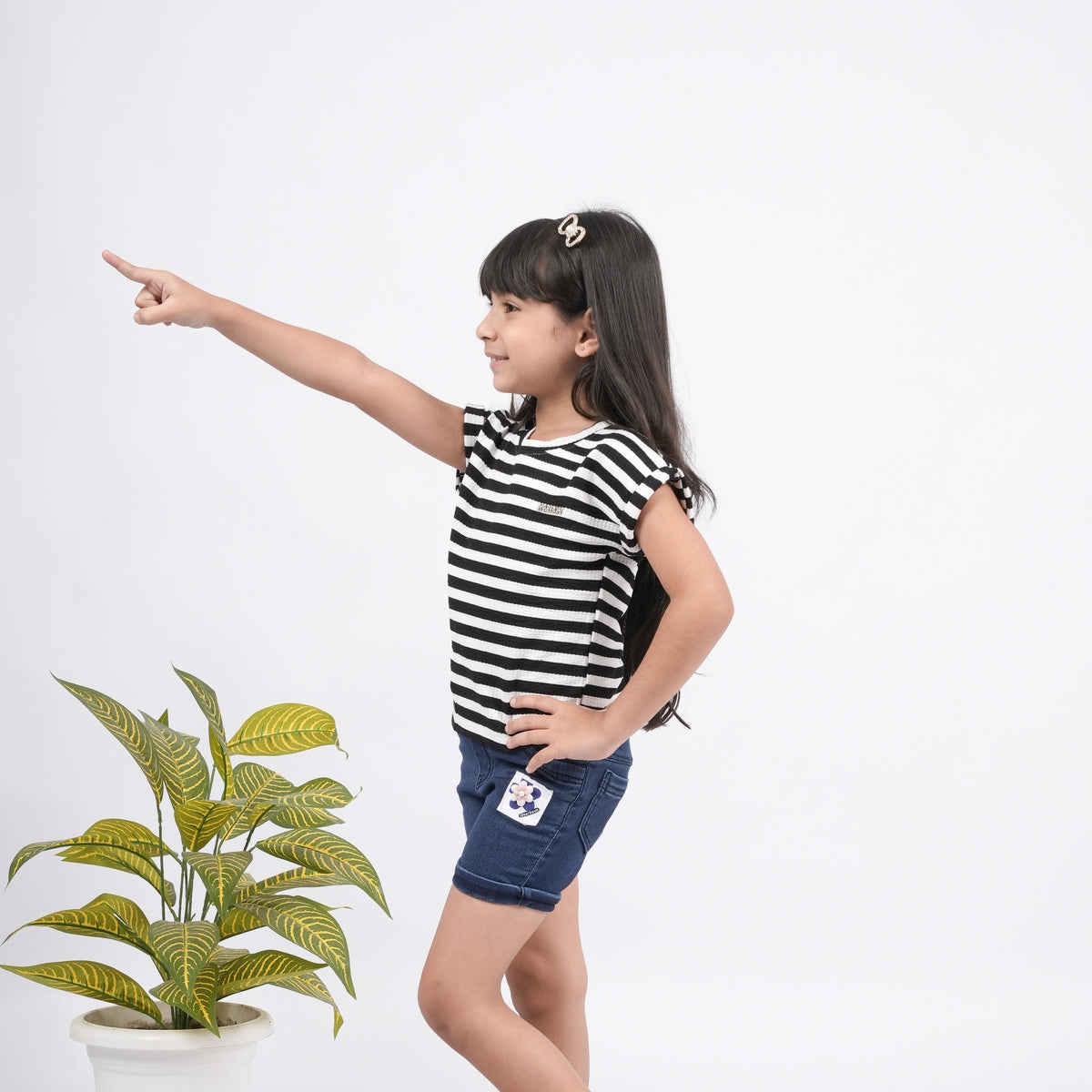 Fashionable Girls Striped Cotton T-Shirt – Perfect Everyday Wear - image 10