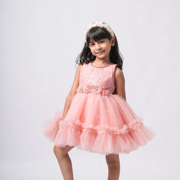Radiant Starry Flower Frock – Dress to Impress at Any Event