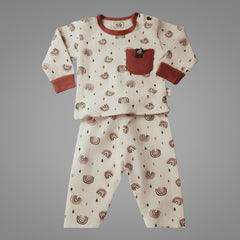 Baby Clothing Set - Printed Top & Bottoms