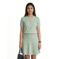 Women – Knit Top Chic Outfit for Everyday & Office Wear