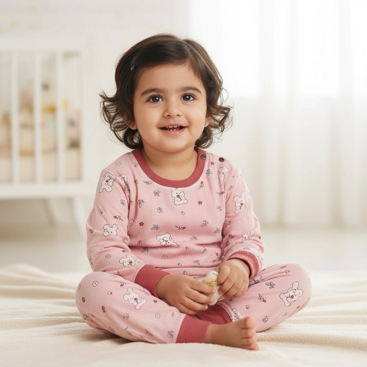 Baby Clothing Set - Printed Top & Bottoms - image 2