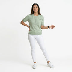 Women – Knit Top Chic Outfit for Everyday & Office Wear