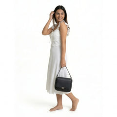 Ribbed Midi Dress with Ruffle Sleeves & Tie Front – Elegant A-Line Summer Dress for Women