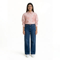 Embroidered Shirt for Women – Elegant Party & Formal Wear