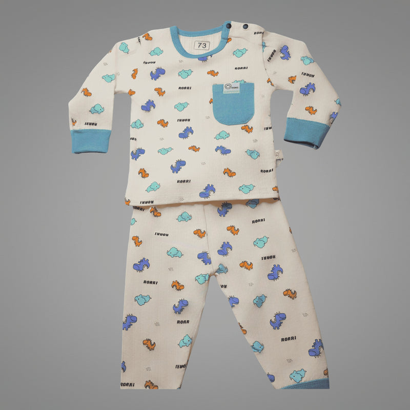 Baby Clothing Set - Printed Top & Bottoms