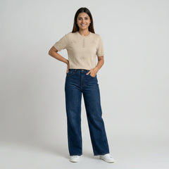 Women – Knit Top Chic Outfit for Everyday & Office Wear